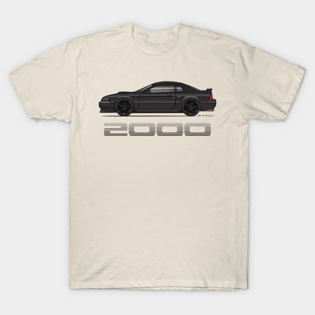 Black 2000 T-Shirt by JRCustoms44